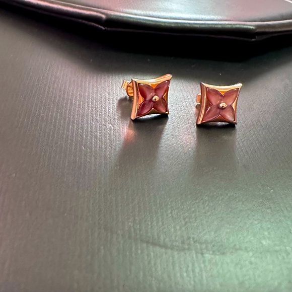 Rose Gold Earring (Gold Authentic 750) - Picture 2 of 4